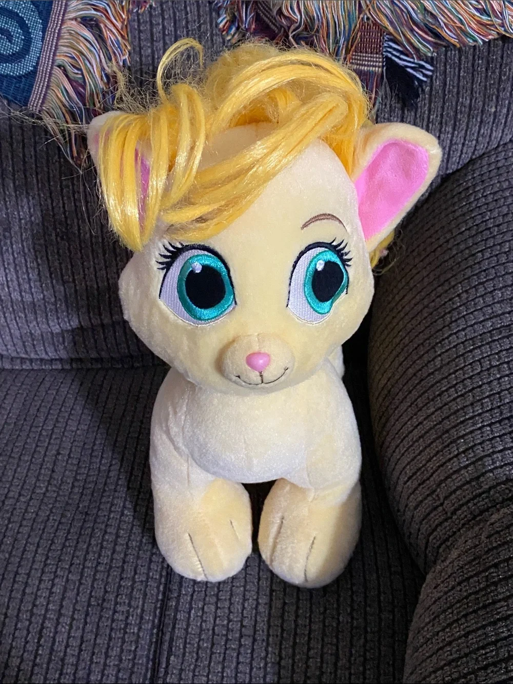 BAB BUILD-A-Bear Disney Princesses Palace Pets Summer Yellow Kitten